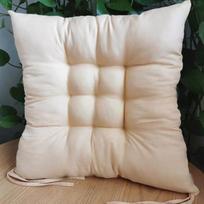 Solid Color Sanded Seat Cushion for Office, Dining, or Tatami Chairs - 40/45 cm 40x40 oranžinė