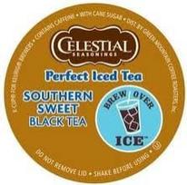 "Green Mountain" kava "Celestial Seasonings" "Perfect Southern Sweet Iced Tea" 1 dėžutė su 22 "K-Cups" puodeliais