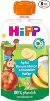 "HiPP Apple Banana Mango" su kokosų pienu ir avižomis, išspausti nuo 1 metų (8 x 100 g)