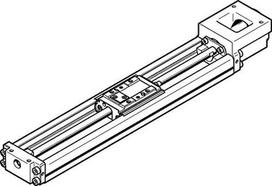 EGSK-20-125-6P (562763) Elektrinės rogės Darbinė eiga 125 mm Dydis 20 Reversinis žaidimas 0-20