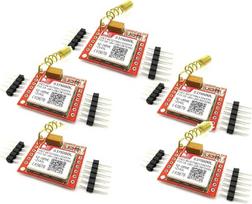 SIM800L GPRS GSM modulis PCB antenos SIM plokštė Keturių juostų pakuotė 5 vnt.