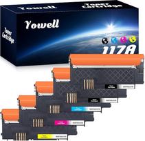 Yowell 117A toneris, suderinamas su HP 117A toneriu, skirtu HP spalvoto lazerio MFP 179fwg MFP 178nwg 150nw 179fnw 178nw 179 178 lazerio 150a 150w toneriui, 5 vnt. pakuotėje