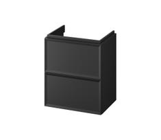 Cersanit S1021-006 - pakabinama vonios spintelė po praustuvu MILLE SLIM 50x35 cm juoda
