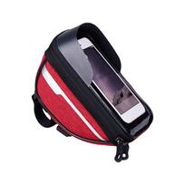 Waterproofs Cyclings Handlebars Bag Bicycles Upper Tube Bag Bicycles Front Frame Phone Stand Bag Easy to Install juoda
