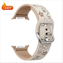 Silikoninis raižyto rašto dirželis Samsung Galaxy watch 8/8 classic 46mm Apyrankės Dirželis Apyrankė Correa Galaxy watch8 44 40mm Dirželis Galaxy 8 40mm