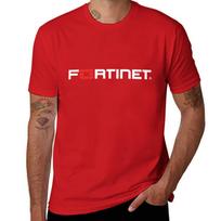 LOGO FORTINET T-shirt greitai džiūstantys sunkaus audinio vyriški marškinėliai S
