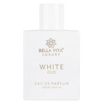 Bella Vita Luxury White Oud Eau De Parfum unisex kvepalai vyrams ir moterims su apelsinų, fresijos ir | medienos ilgai išliekančiais EDP kvapais, 100 ml 100ml