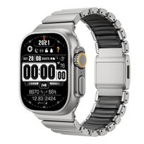 Stainless Steel Strap for Apple Watch Ultra 3 49mm 45mm 42mm 44mm 46mm Luxury Metal Magnetic Band for Iwatch Series11 10 987 SE 42 44 45 46 49m