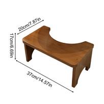 Tualeto Poop Kėdutė Medinė Tualeto Kėdutės Sėdynė Ergonomiška Naktipuodis Pakopa Suaugusiems Senoliams Vaikams Namų Vonios Kambarys Dušas Kempingas Kelionės ruda