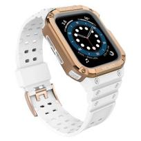 Hurtel Armored Case Strap Apple Watch 38/ 40/ 41mm White/ Yellow