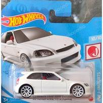 Hot Wheels Mainline Modeliukas 1999 Honda Civic Type R EK9 HW J-imports Short Card 10/10