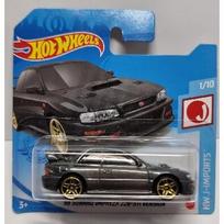 LINKĘS KABLIUKAS!!!   Hot Wheels Mainline Modeliukas 98 Subaru Impreza 22B Sti dark Grey short card
