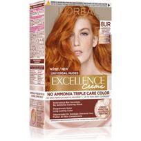 L’Oréal Paris Excellence Universal Nudes ilgalaikiai plaukų dažai atspalvis 8UR Universal Light Copper 1 vnt.