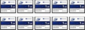 "Dogfish Compact Flash" kortelė, 1GB, 10 vnt., didelio našumo pramoninė CF atminties kortelė su SLC NAND Flash atmintimi, skirta pramoniniams kompiuteriams, CNC mašinoms, seniems fotoaparatams
