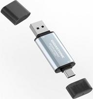 "Gigastone" išorinis SSD 1 TB USB-A+C iki 500MB/s PS5 iPhone16 4K 60 kadrų per sekundę ProRes USB3.2 Gen2 nešiojamas atsarginės kopijos kietasis diskas "MacBook iPad" "PlayStation" "Xbox Duo Go