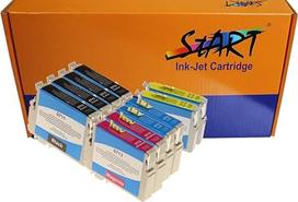 "Start" - atsarginės spausdintuvo kasetės, suderinamos su "Epson T0711", "T0712", "T0713", "T0714