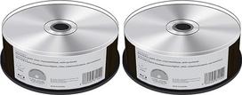 MediaRange BD-R 25GB 6-fache Schreibgeschwindigkeit, Silber, Unbedruckt/Blank, voll Metallisiert, 25er Cakebox (Packung mit 2)