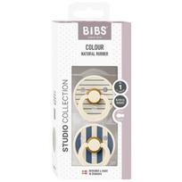 Bibs  Studio Colour Natūralaus kaučiuko čiulptukas nuo 0 iki 6 mėnesių 2vnt