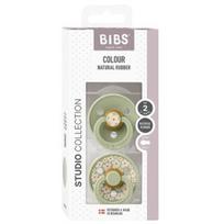Bibs  Studio Colour Natūralaus kaučiuko čiulptukas nuo 6 iki 18 mėnesių 2vnt