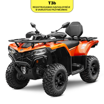 CFMOTO CFORCE 450 L EPS keturratis T3b, oranžinis