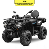 CFMOTO CFORCE 450 L EPS keturratis T3b, juodas