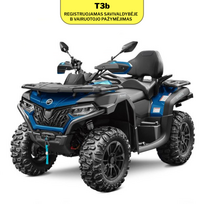CFMOTO CFORCE 625 Touring Keturratis T3b (mini traktorius), mėlynas