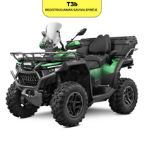 CFMOTO CFORCE 1000 OVERLAND G3 keturratis T3, miško žalia