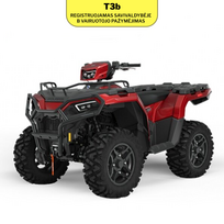 Keturratis Polaris Sportsman 570 EPS SP - Heavy Metal Gloss 60km/h - 2025 (Ratinis traktorius) T3b