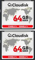 2 "Compact Flash" kortelių pakuotė (64GB)