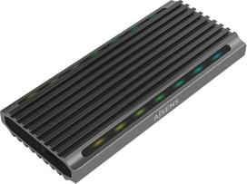 AISENS ASM2-RGB011GR Kietųjų diskų išorinė jungtis, skirta SSD M.2 SATA/NVMe USB-C