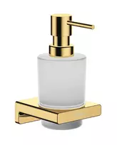 Hansgrohe AddStoris - Losjono dozatorius su laikikliu, matinis/poliruotas aukso spalvos stiklas 41745990