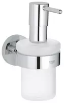 Grohe QuickFix Start - muilo dozatorius su laikikliu, stiklas/chromas 41195000