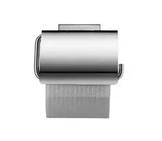 Duravit Karree - Tualetinio popieriaus laikiklis su dangteliu, chromuotas 0099551000