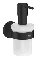 Grohe QuickFix Start - muilo dozatorius su laikikliu, stiklas / matinė juoda spalva 411952430
