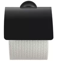 Duravit Starck T - tualetinio popieriaus laikiklis su dangteliu, matinės juodos spalvos, 0099404600