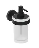 Jika Mio Style - Muilo dozatorius su laikikliu, stiklas/matinė juoda H3832F27161001