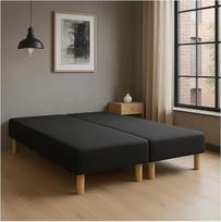 "Box Spring" lova 140 x 190 cm Pagaminta Prancūzijoje su kojelėmis