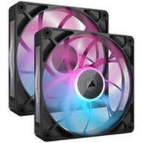 CORSAIR iCUE LINK RX140 MAX RGB PWM Fan – 2-Pack, 140mm, black