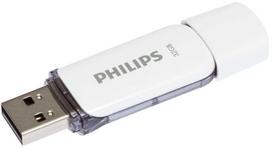 USB atmintinė Philips USB 2.0 32GB Snow Edition Shadow Pilkas, 3 vnt. pakuotėje