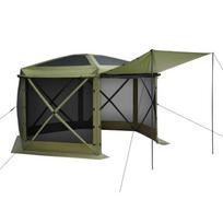 Išskleidžiama pavėsinė su tinkleliu, 3x3 m