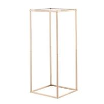 10 vnt 60 cm aukso gėlių stovai vestuvėms