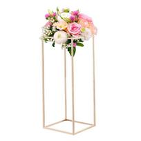 60 cm aukso gėlių stovas vestuvėms