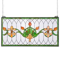 Vitro lango panelė 810 x 433 mm, tiffany stilius