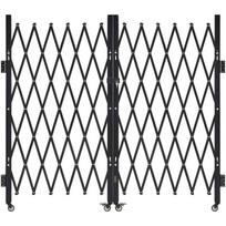 Lockable dvigubos žirklinės grotelės 320x160.5 cm