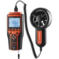 Rankinis skaitmeninis anemometras su LED ekranu
