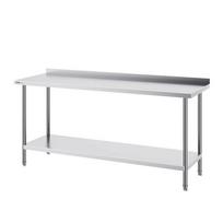 Nerūdijančio plieno maisto ruošimo stalas 61x183 cm