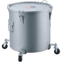 Keptuvės riebalų kibiras, 37.8L talpos, pilkos spalvos