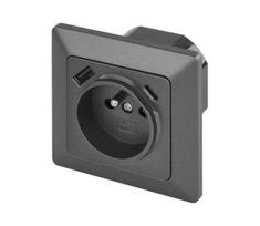 Sieninė rozetė su USB-A+USB-C FRENCH 250V/16A antracitas