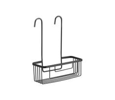 Gedy - Pakabinama dušo lentyna SMART 37,5x30 cm matinė juoda