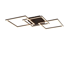 Lubinis LED šviestuvas REALITY Trail, 31W, 3000 K, 3550 lm, juodos sp., 52 x 52 x 7 cm